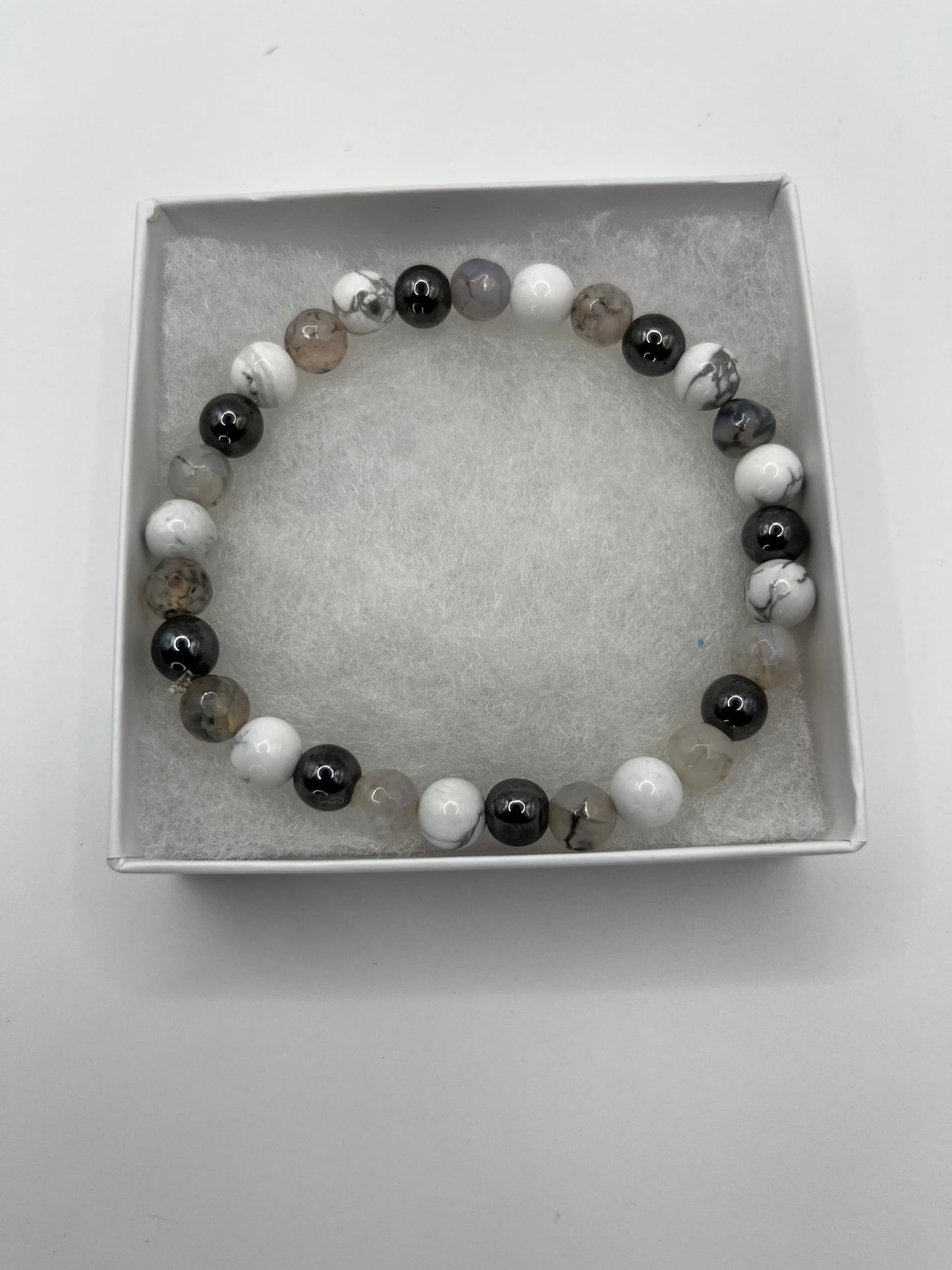 Frost Vein Bracelet - stylish write jewelry, semi precious stone bracelet for men and women