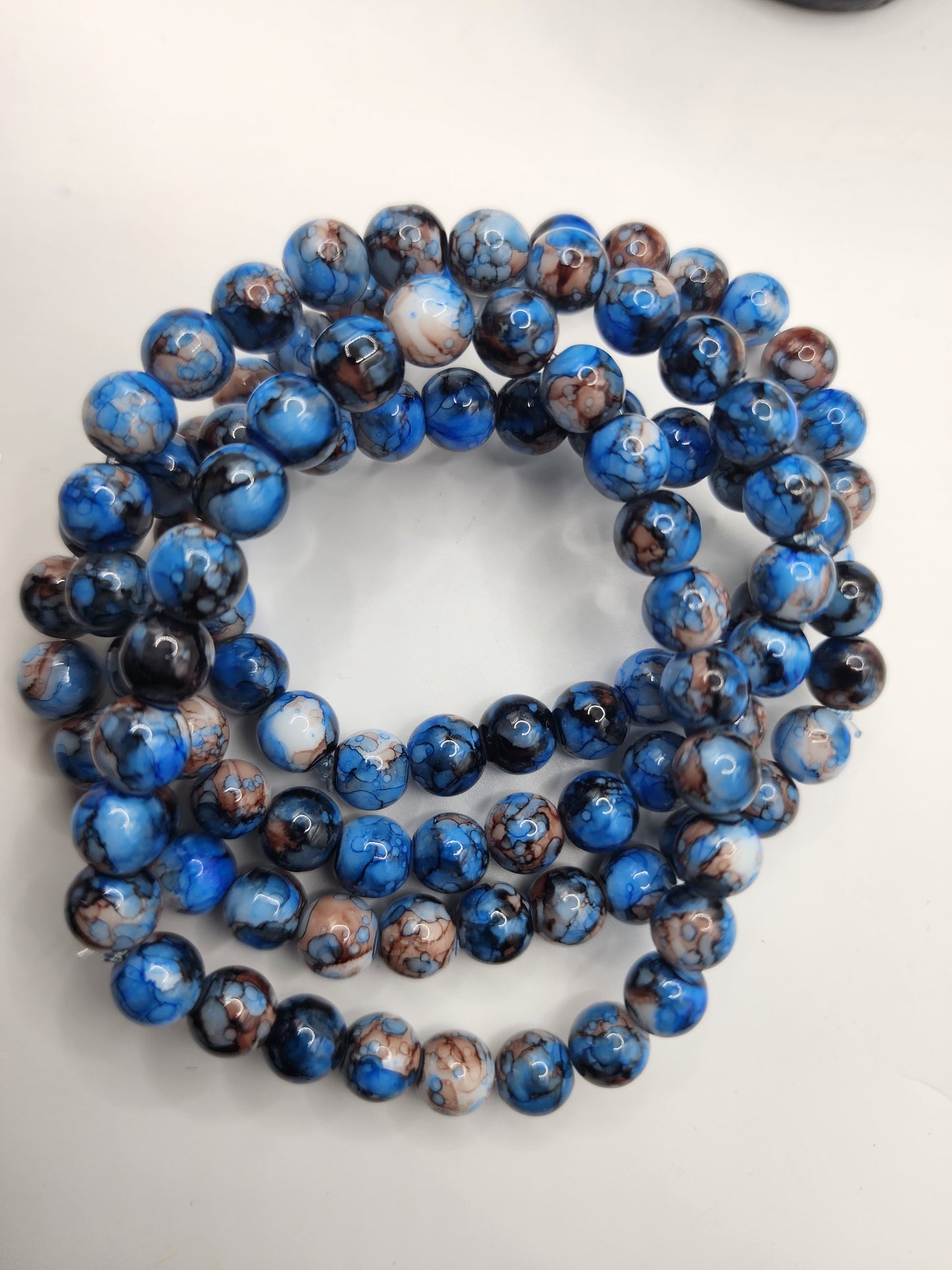 Blue Marble Bracelet