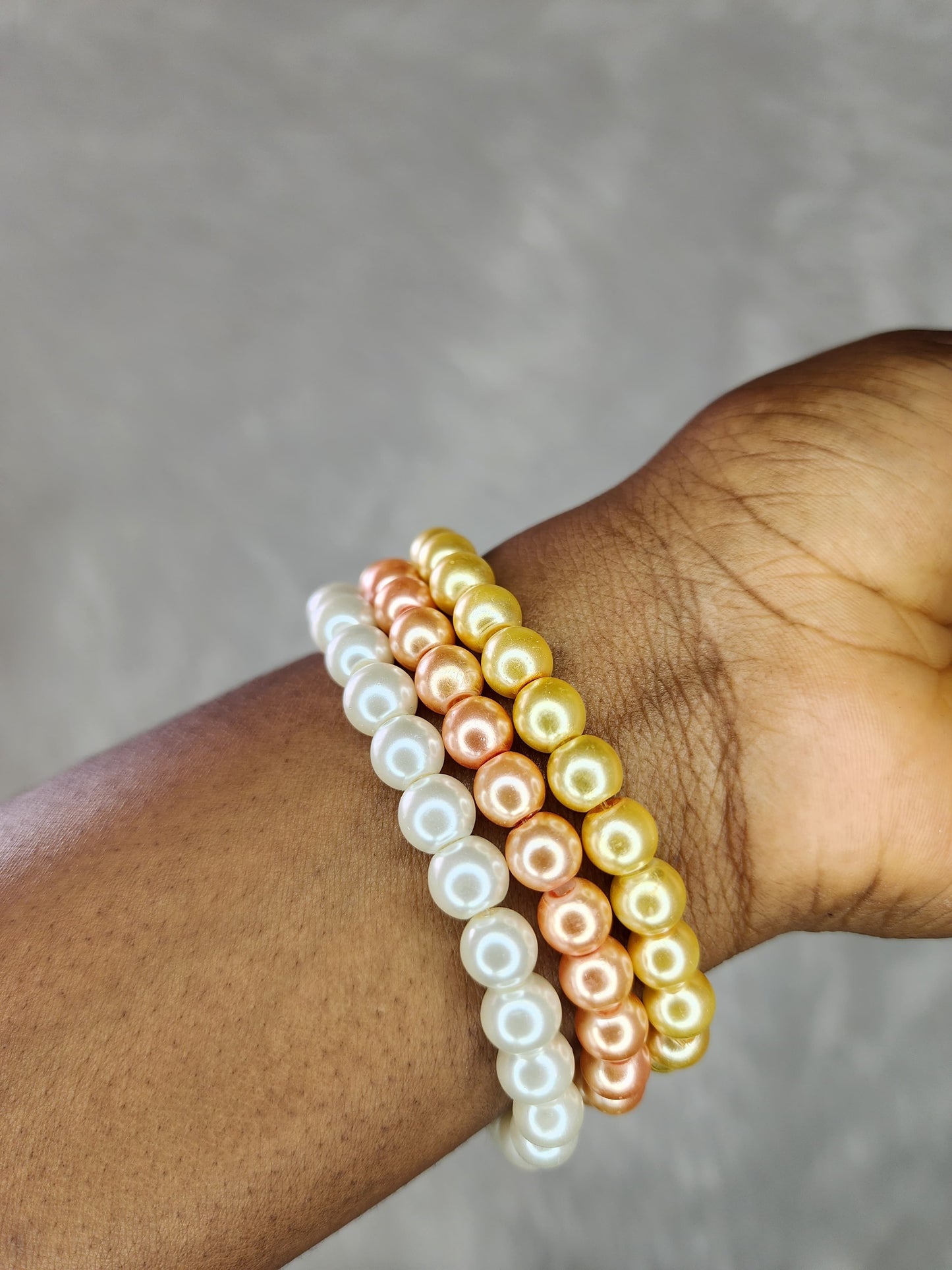 Faux Pearl Bracelets