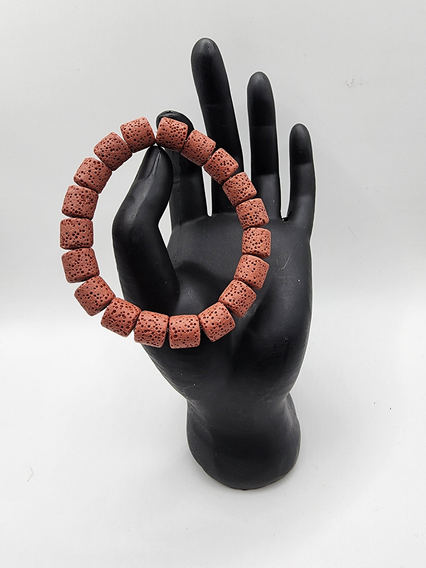 Square lava stone