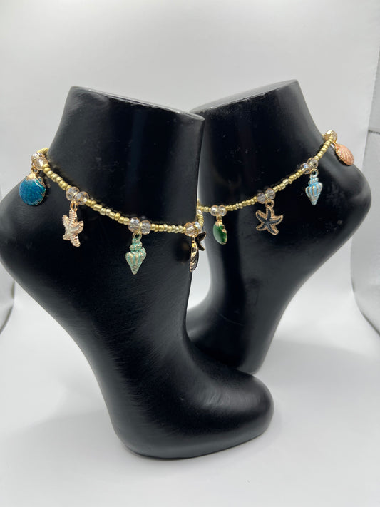 Ocean mix anklet
