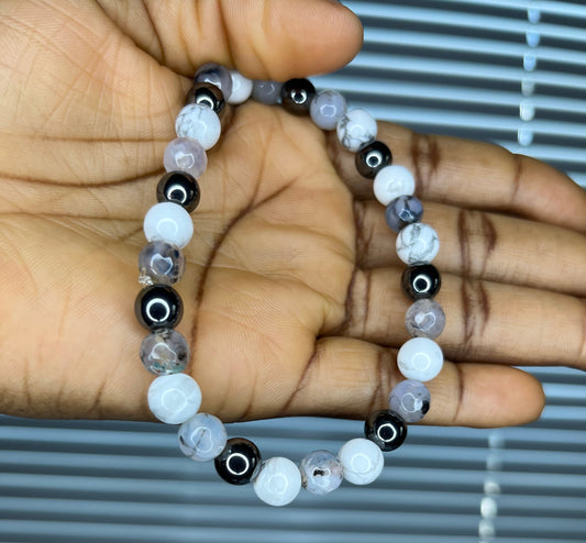 Frost Vein Bracelet - stylish write jewelry, semi precious stone bracelet for men and women