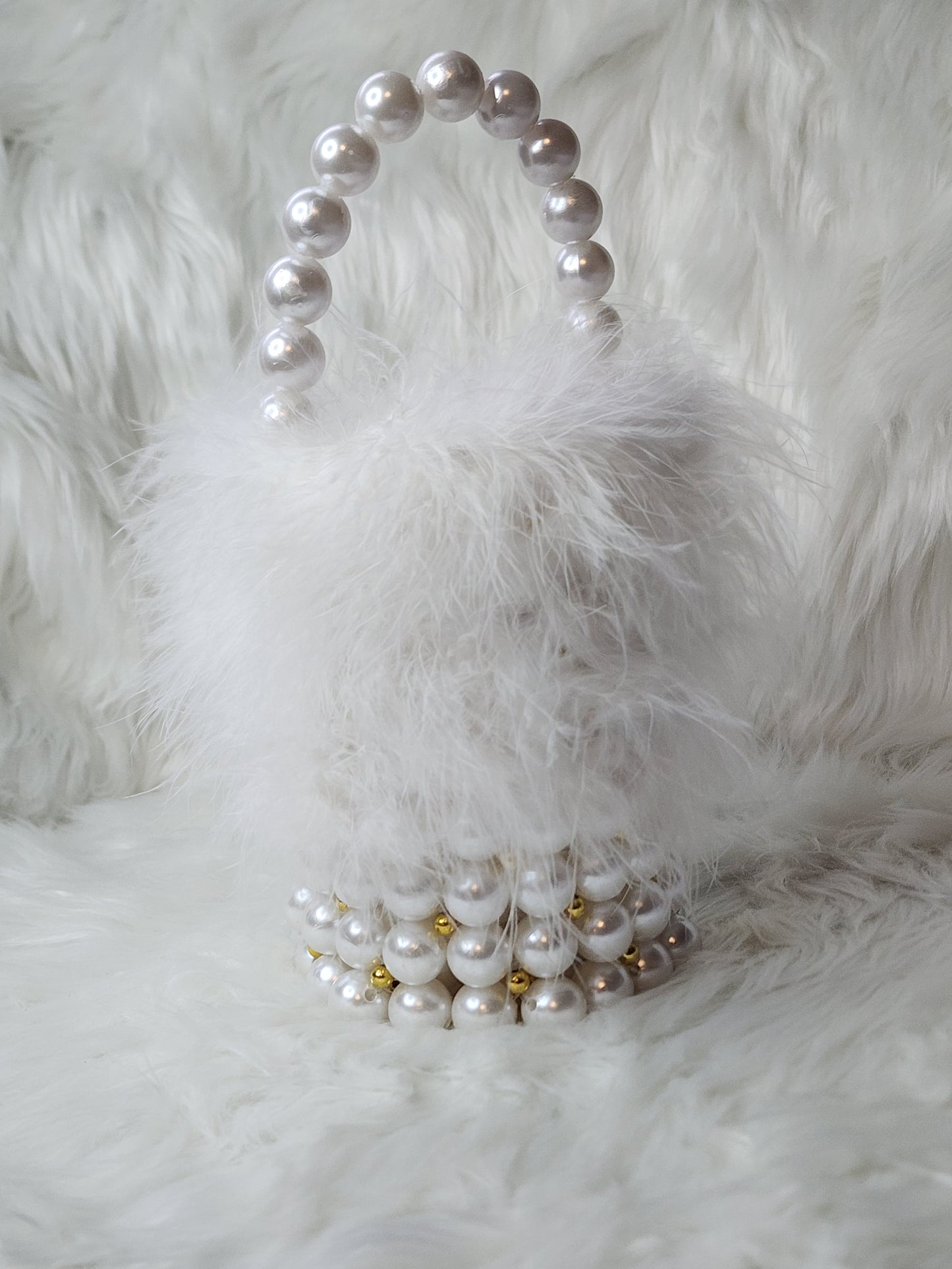 Pearl Beaded Purse