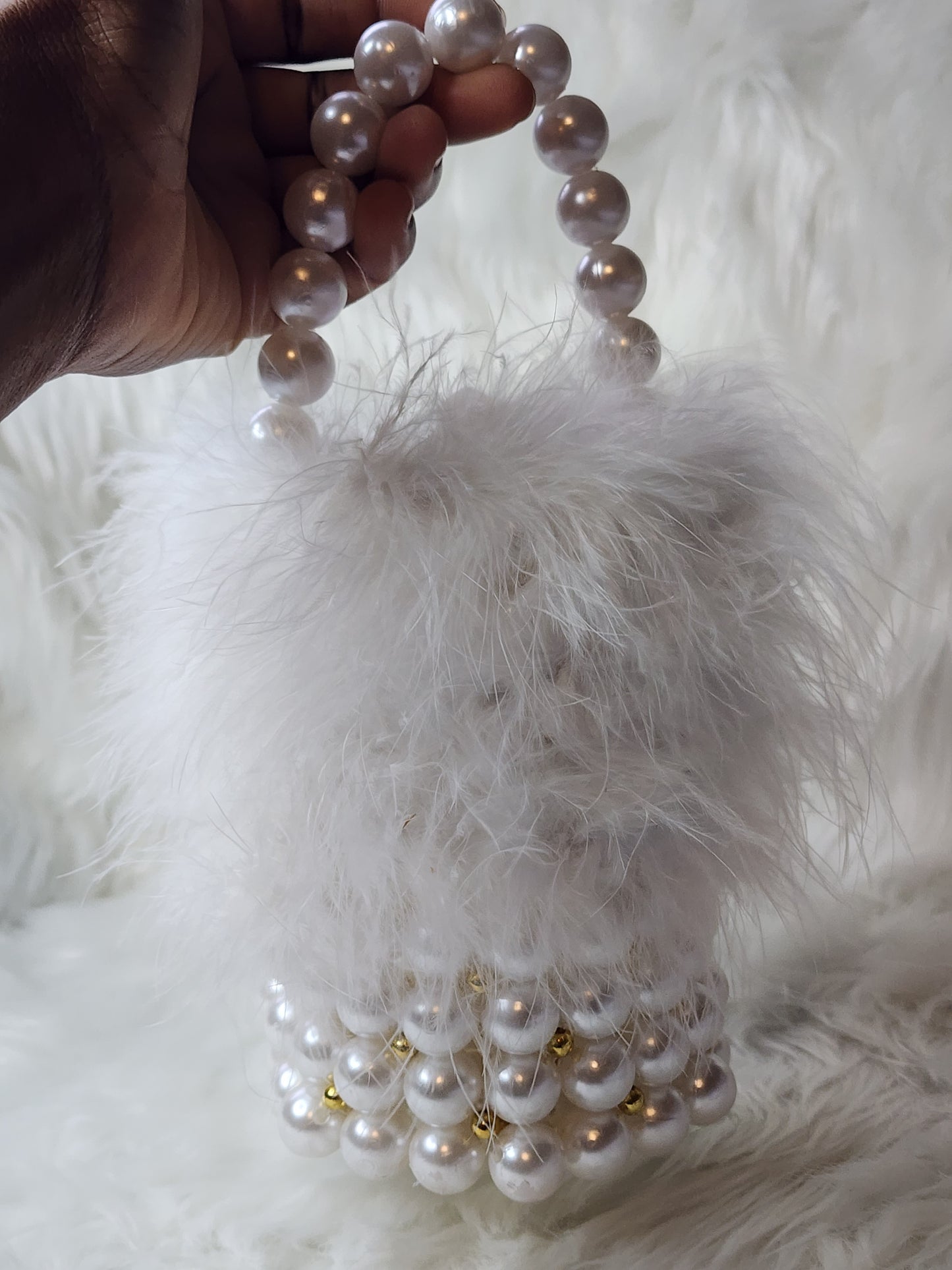 Pearl Beaded Purse