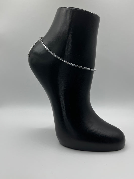 Hematite anklet