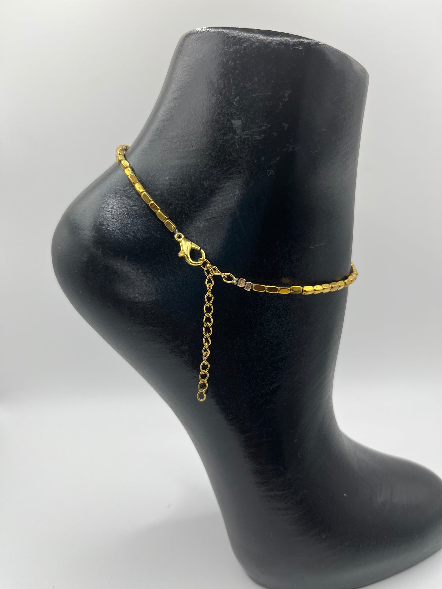 Hematite anklet