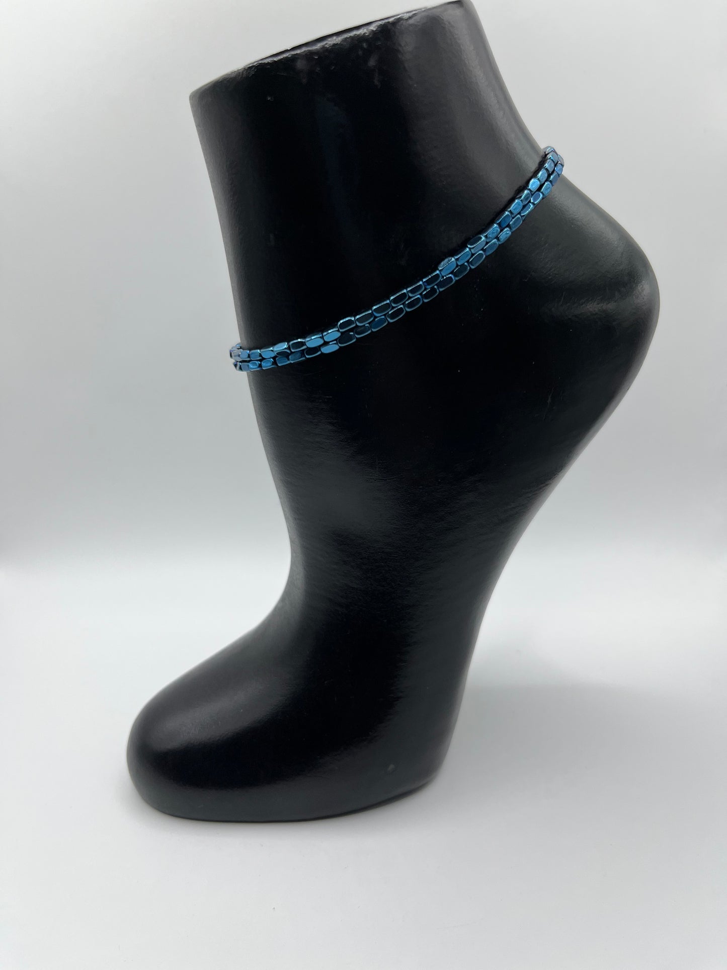 Hematite anklet
