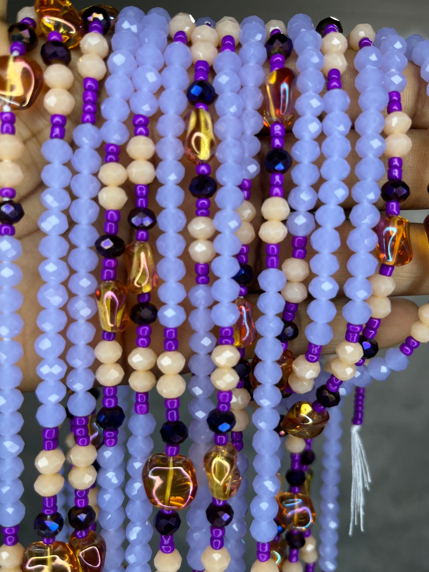 Royal glow waist beads