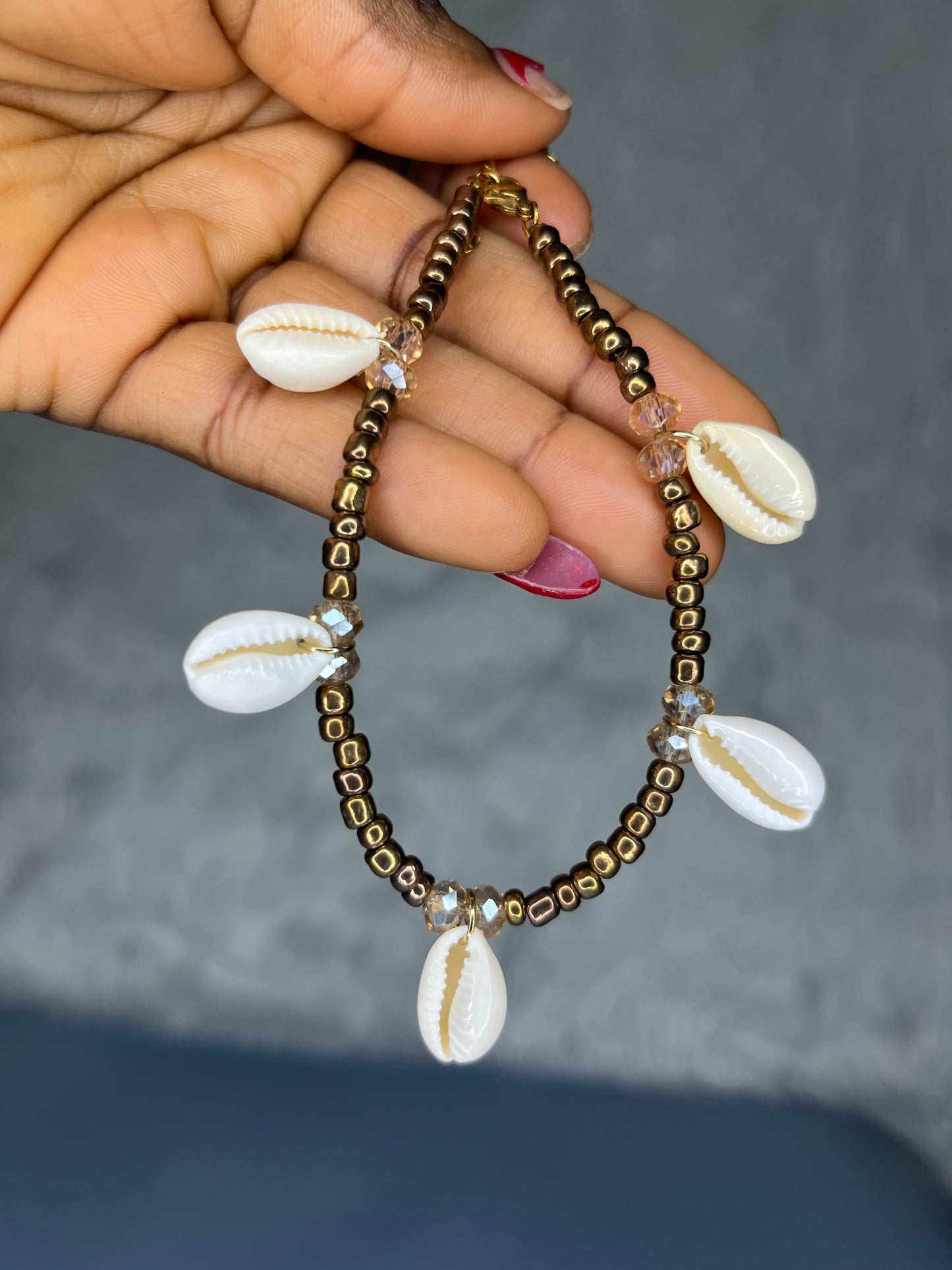 Cowrie Shell  Anklet