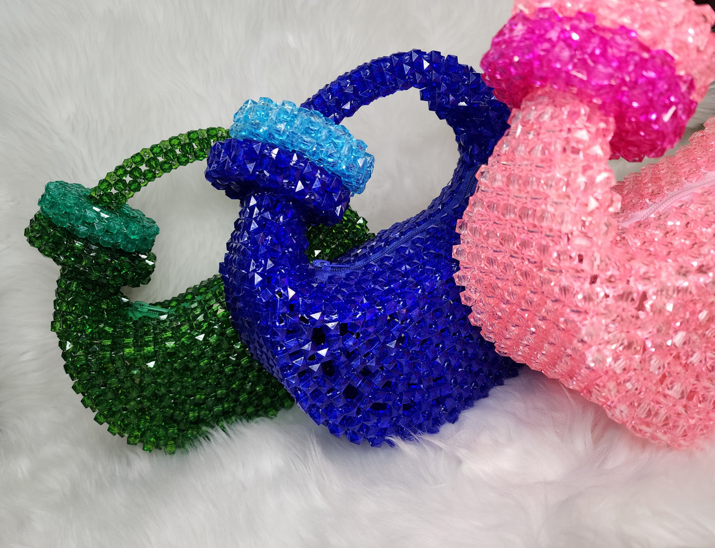 Handmade Crystal Beaded Purses