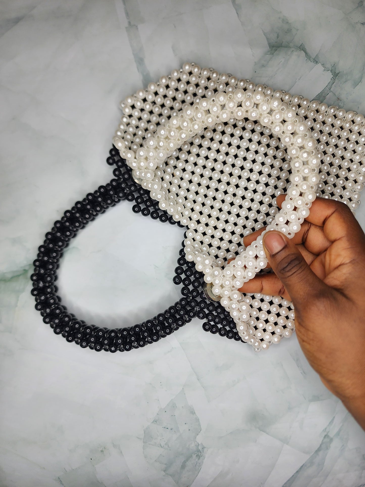 Beaded Heart purse - Unique Fashion Accessory