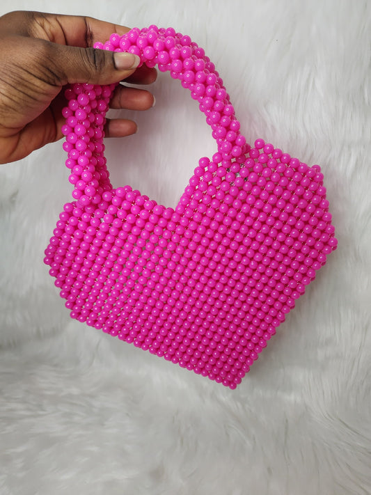 Beaded Heart purse - Unique Fashion Accessory