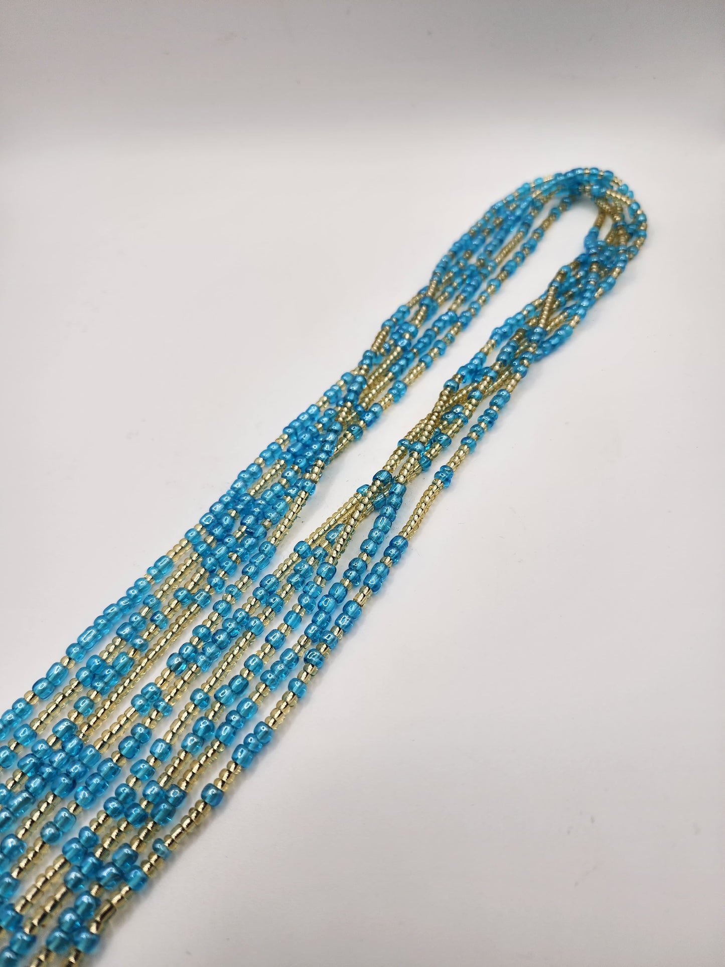 Sky- waist beads, belly beads, waist chains