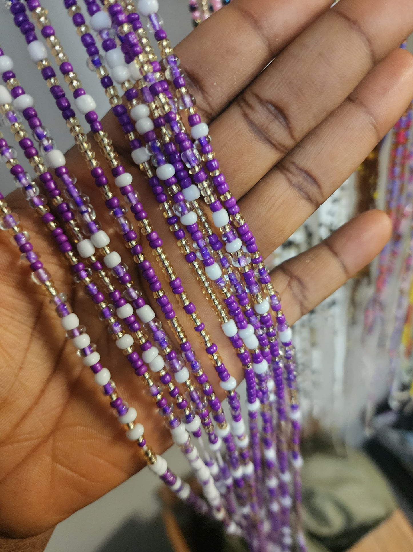 Aster- waist beads, belly beads, waist chains