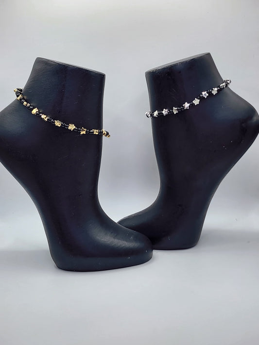 Star Beaded Anklets