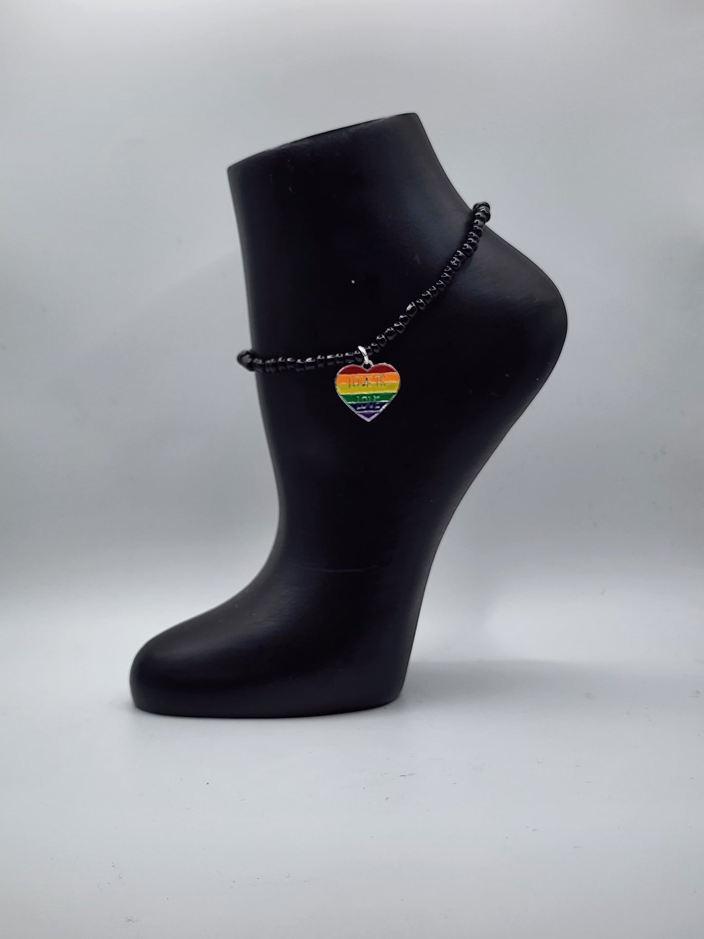 Colorful LGBTQ+ Anklet