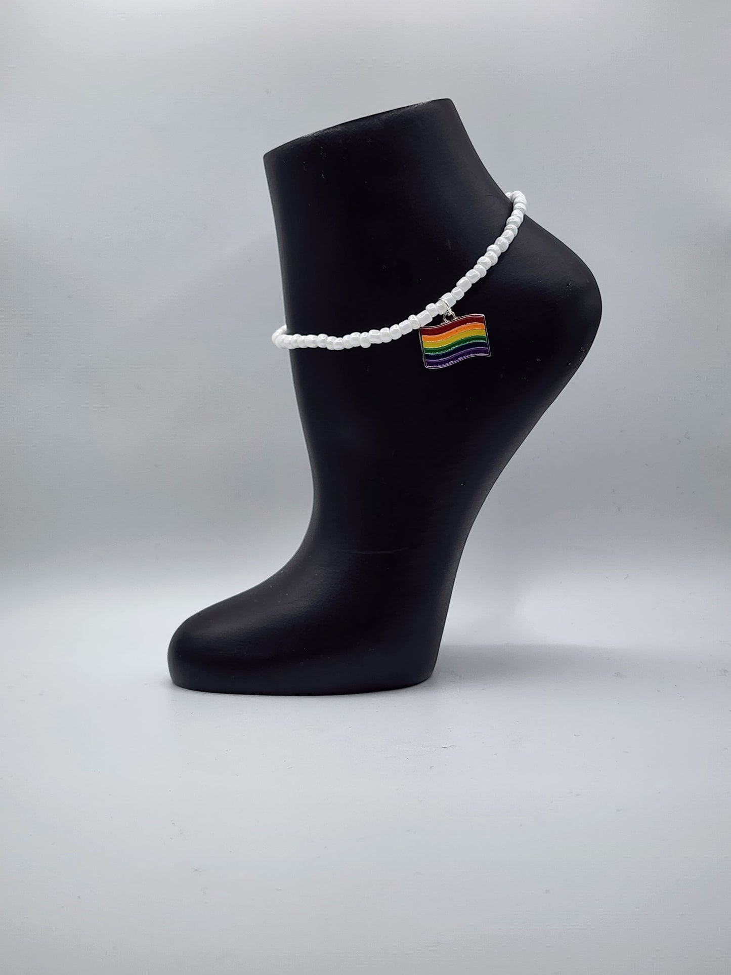 Colorful LGBTQ+ Anklet