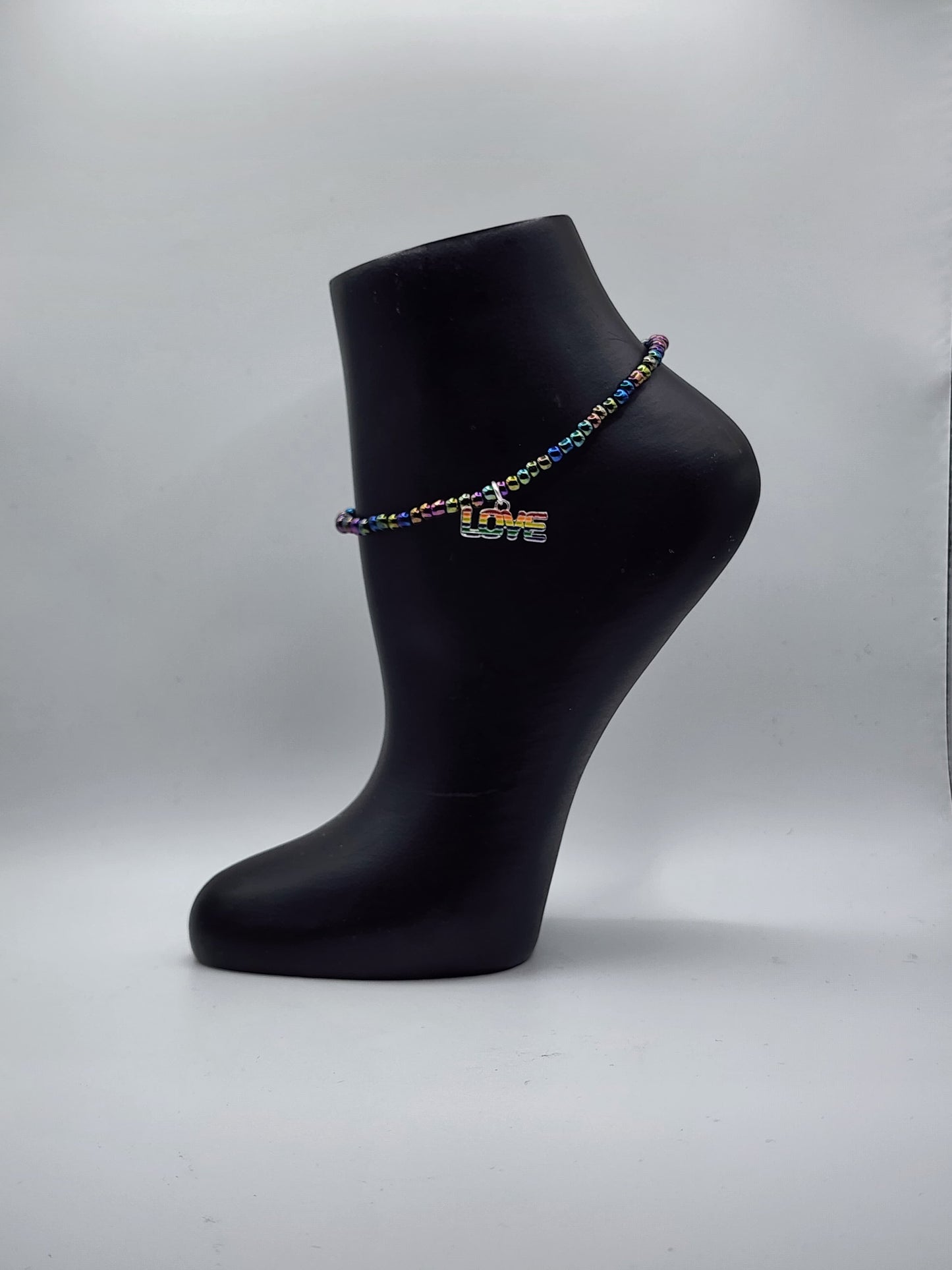 Colorful LGBTQ+ Anklet