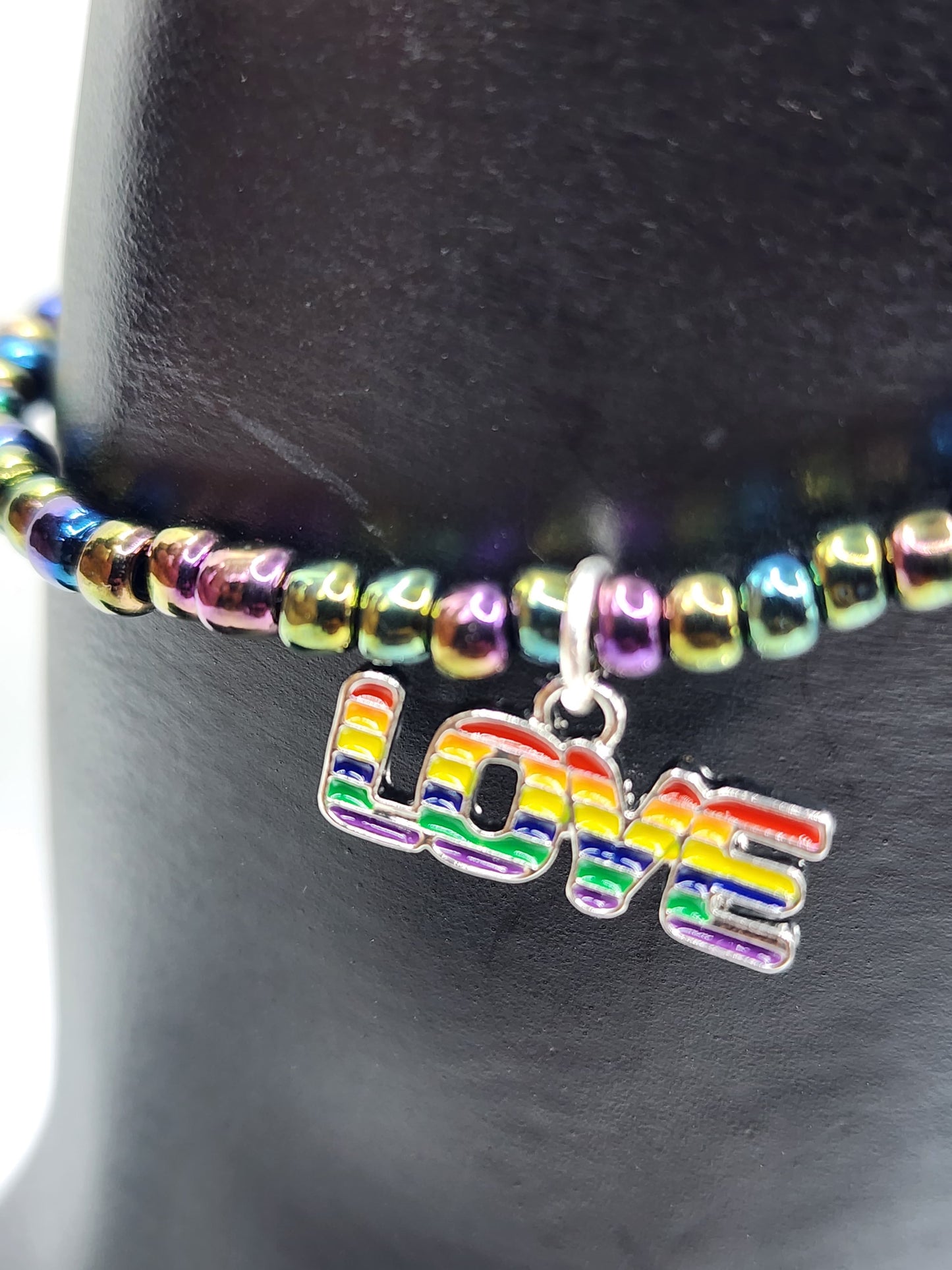 Colorful LGBTQ+ Anklet