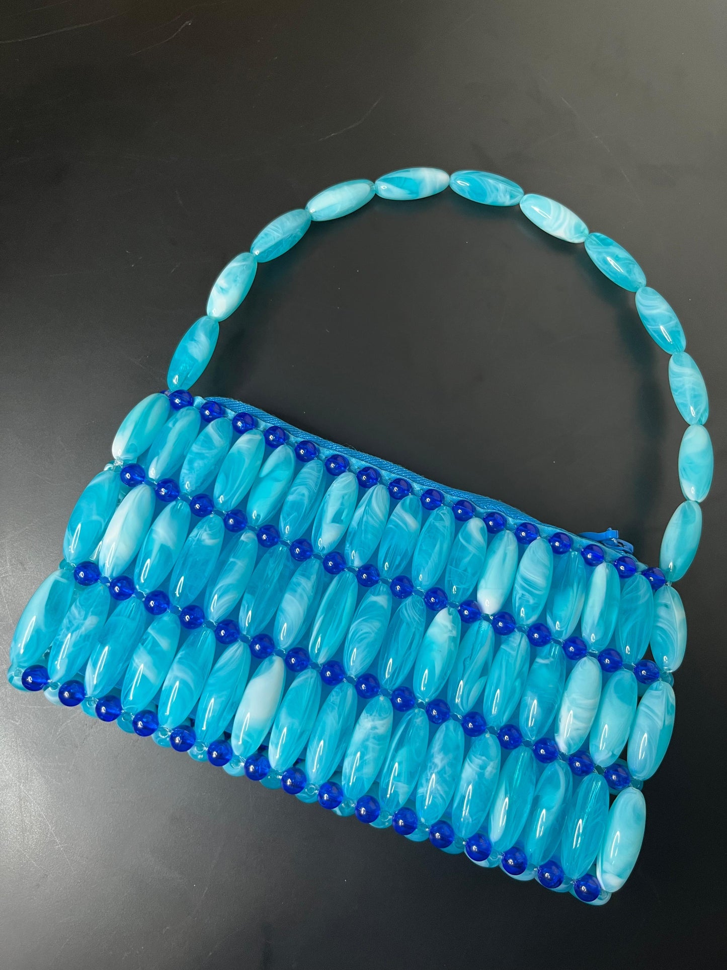 Ocean Breeze Beaded Bag