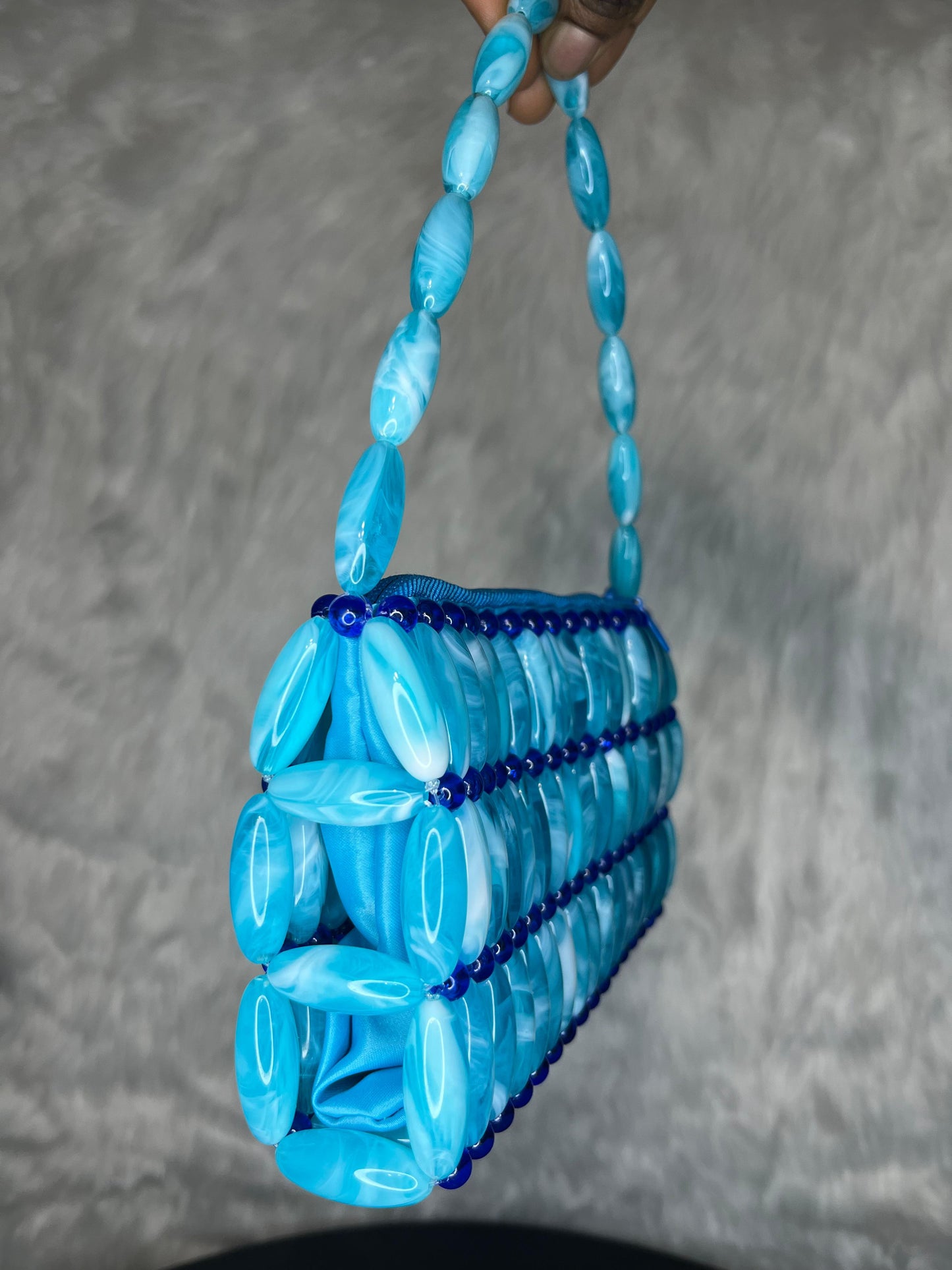 Ocean Breeze Beaded Bag