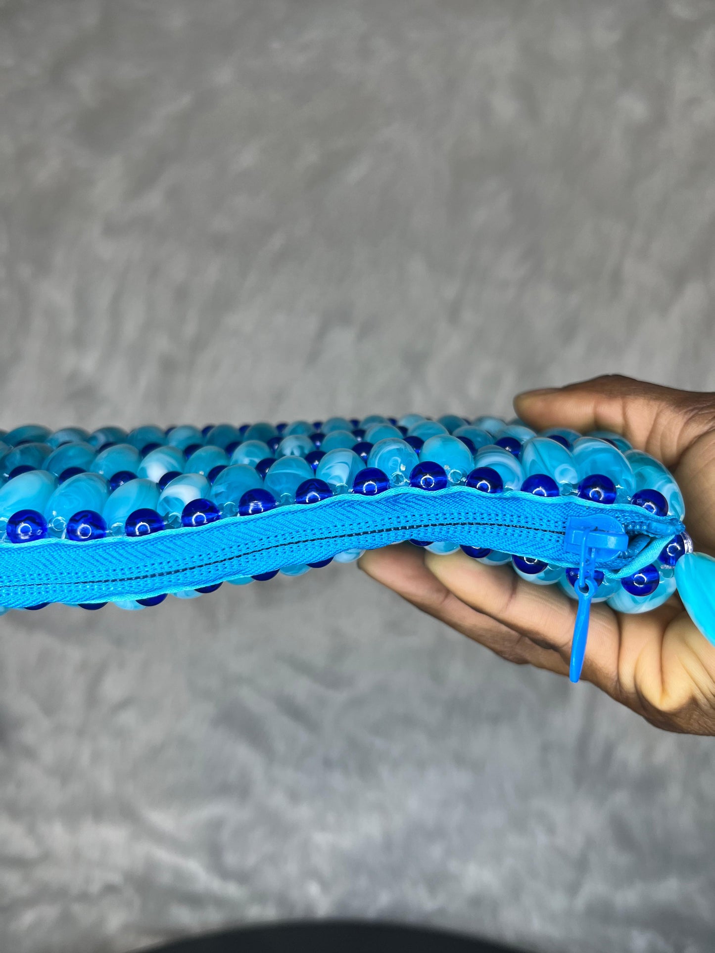Ocean Breeze Beaded Bag