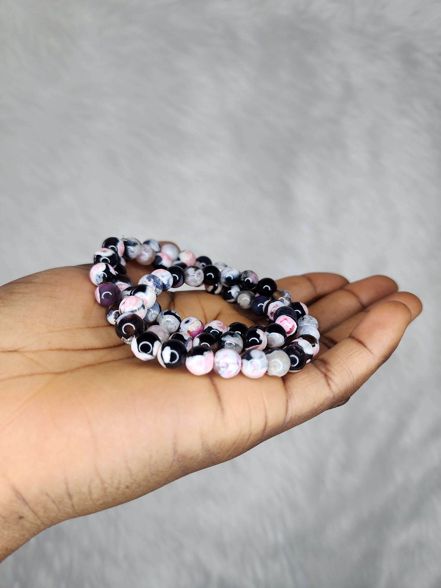 Pink-Gray Agate