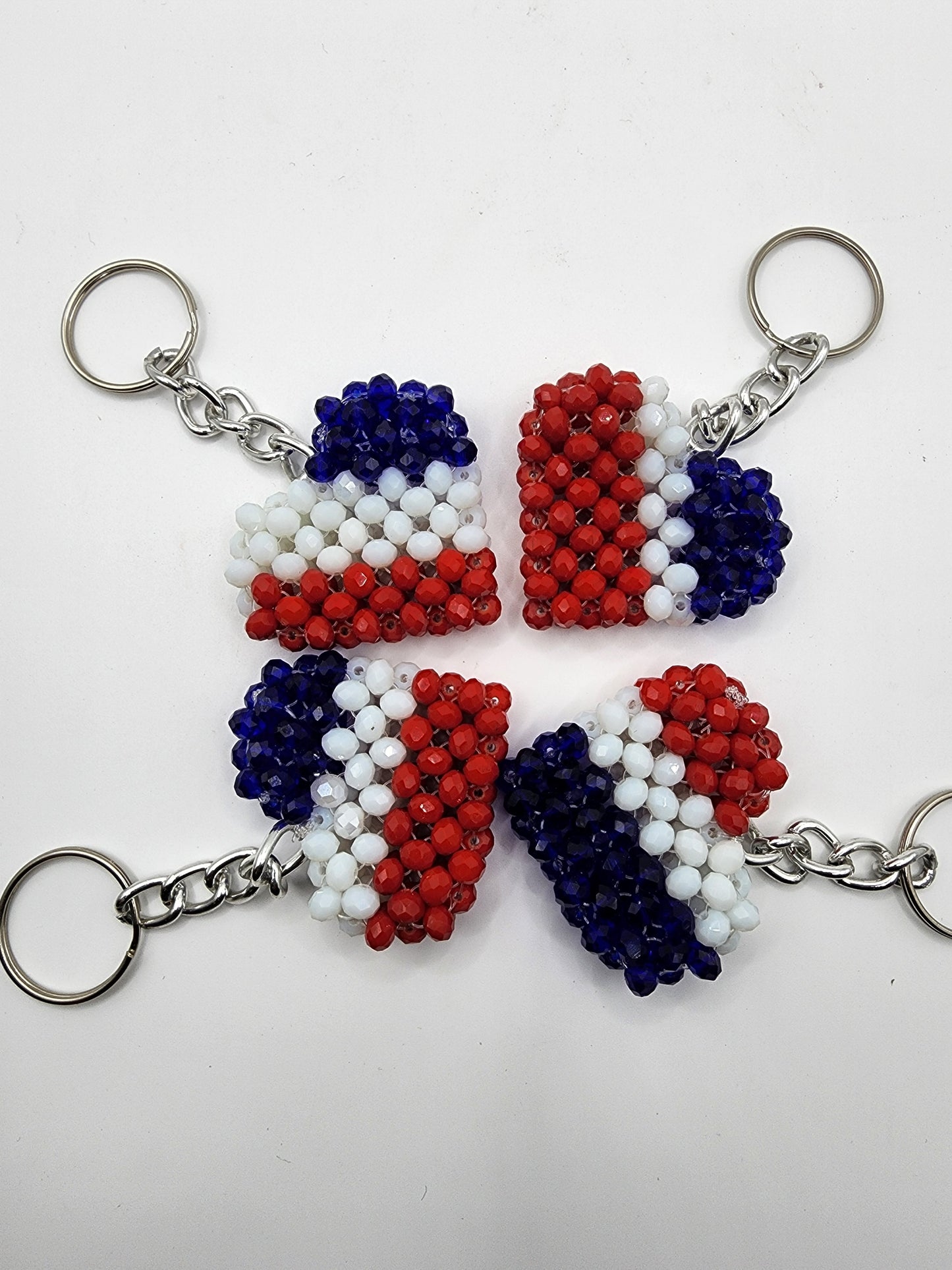 USA patriotic key chain