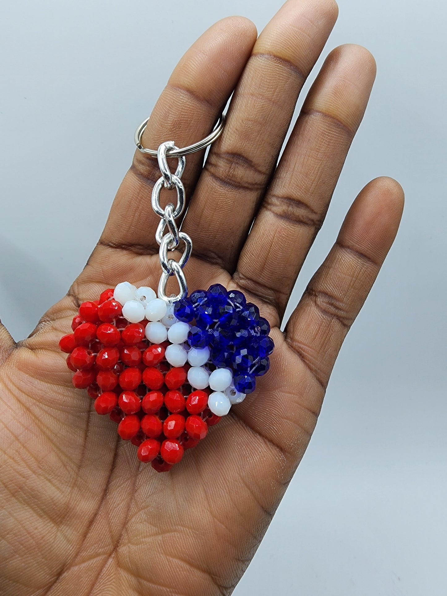 USA patriotic key chain