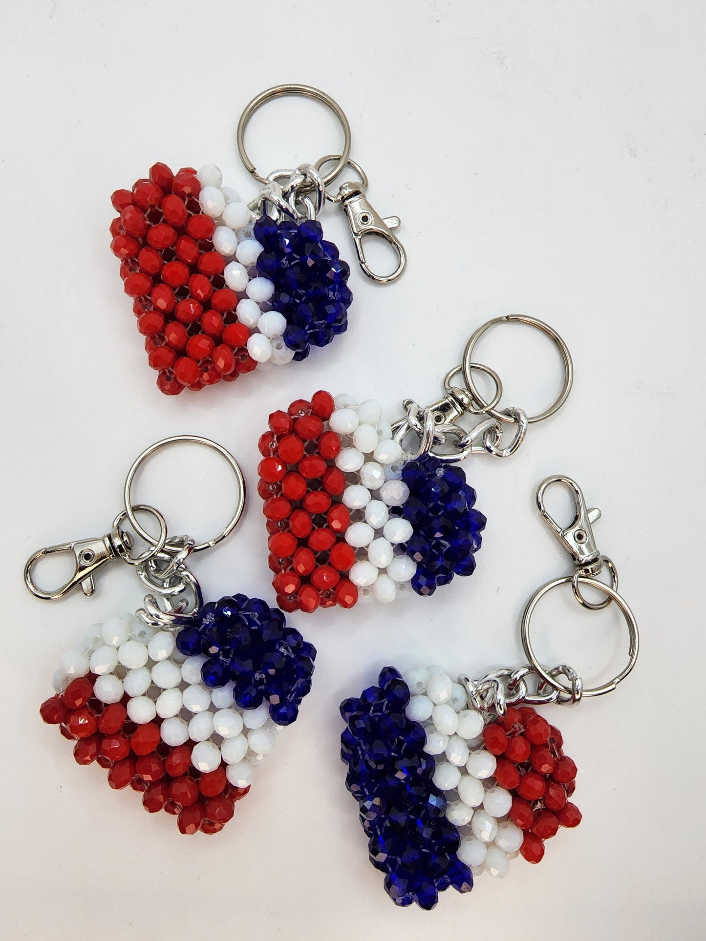 USA patriotic key chain